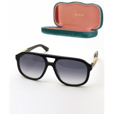 GUCCI レディースサングラス(フレーム形状:ティアドロップ)の GUCCI レディースサングラス(フレーム形状:ティアドロップ)の