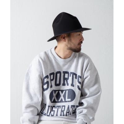 美品 マウンテンハット グレー色 帽子 mountain hat grey灰色 HIGHER ベイカーバックサテン マウンテンハット | nakota