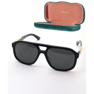 GUCCI レディースサングラス(フレーム形状:ティアドロップ)の GUCCI レディースサングラス(フレーム形状:ティアドロップ)の