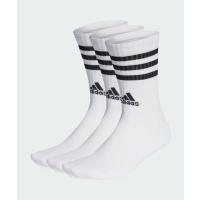 靴下 メンズ スリーストライプス クッション クルー ソックス 3足組 / アディダス adidas | ZOZOTOWN Yahoo!店