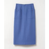 スカート レディース カラーメルトン釦付きタイトスカート | ZOZOTOWN Yahoo!店
