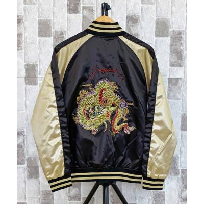 The Wanderers スカジャン 金色/ワインレッド