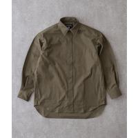 シャツ ブラウス メンズ VENTILE リラックスフロントフライシャツ「ダークカーキ」 | ZOZOTOWN Yahoo!店