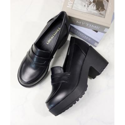 チャンキーヒール（レディースローファー）｜シューズ | ファッション