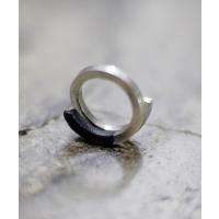 指輪 メンズ T.A.S ティーエーエス / SILVER RING / SHADING シルバー×レザーリング 指輪 / RING-017 | ZOZOTOWN Yahoo!店