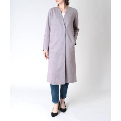 Jines（レディースノーカラーコート）｜コート、ジャケット