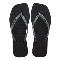 レディース サンダル havaianas (ハワイアナス) / Slim Square Logo Metallic サンダル ラバービーチサンダル | ZOZOTOWN Yahoo!店