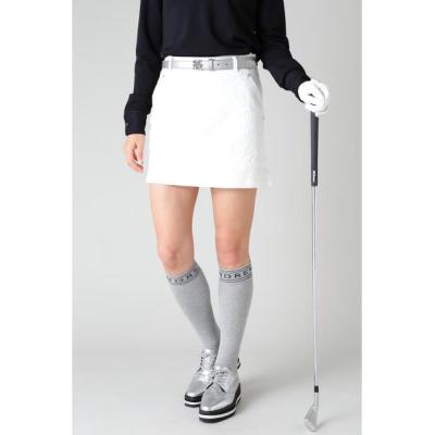 新品　セントアンドリュース　中綿スカート　ホワイト　ストレッチ　ゴルフ　S ST ANDREWS セントアンドリュース ストレッチスカート ホワイト