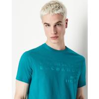 tシャツ Tシャツ メンズ 「A|X アルマーニ エクスチェンジ」サテンロゴ　半袖クルーネックTシャツ/REGULAR | ZOZOTOWN Yahoo!店