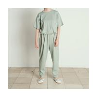 レディース オールインワン キッドブルー -CRインレイ -半袖オールインワン -KRUP739 -kidblue | ZOZOTOWN Yahoo!店