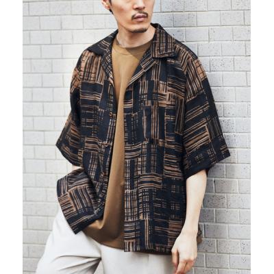 m's braque エムズブラック ポリエステル シャツ サイズM 36 m's braque(エムズ ブラック) / OVER SIZED LONG POINT COLLAR SHIRT(2