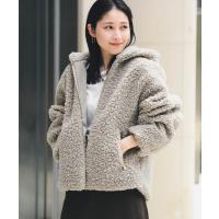 タトラス　フード付きブルゾン　ドローコード　ベージュ　Sサイズ　ウエストマーク zozo_74354493