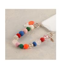 レディース モバイルアクセサリー ARNO アルノ Beads ハンドストラップ(Colorful Smile) | ZOZOTOWN Yahoo!店