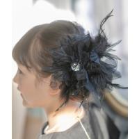 ヘアクリップ キッズ フラワーフェザーバンスクリップ | ZOZOTOWN Yahoo!店