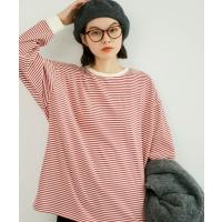 tシャツ Tシャツ レディース BIGボーダーカットトップス/リンクコーデ | ZOZOTOWN Yahoo!店