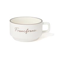 食器 ロゴ リム スープカップ アイボリー