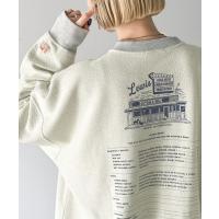 トレーナー スウェット 「JaVaジャバコラボ」ヴィンテージ感漂う大人の銘品。ダイナープリントリバース使い裏毛スウェット メンズ レディース