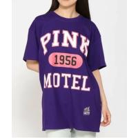 tシャツ Tシャツ レディース M1447 PINK MOTEL カレッジＴＥＥ | ZOZOTOWN Yahoo!店