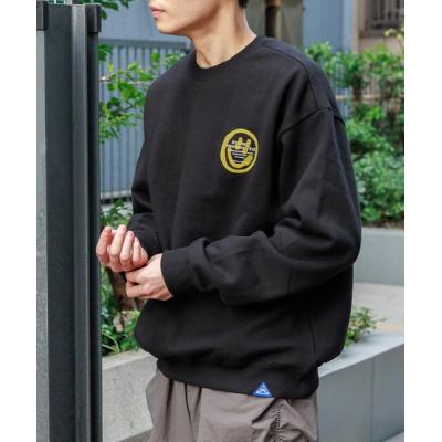 トレーナー スウェット 「UNISEX」ISTKUNST／ロゴスマイリープルオーバー（裏起毛）　2168682 レディース メンズ セール】【UNISEX】ISTKUNST／ロゴスマイリープルオーバー（裏