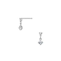 ピアス K10ホワイトゴールド ホワイトトパーズ ピアス レディース | ZOZOTOWN Yahoo!店