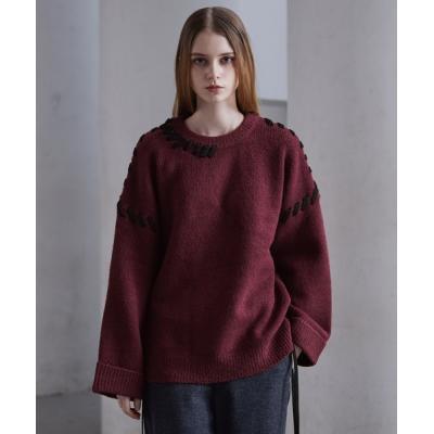 赤 ニット（CLEL）（サイズ（S/M/L）：L）のおすすめ人気商品一覧 通販