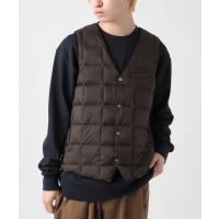 ベスト ジレ 「TAION」TAION-003 V NECK BUTTON DOWN GILET メンズ レディース