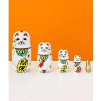 インテリア レディース MIDORI KOMATSU LUCKY CAT ミドリコマツ ラッキーキャット 招き猫 アニマル マトリョーシカ | ZOZOTOWN Yahoo!店