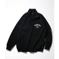 ニット メンズ NAUTICA/ノーティカ Felt Patch Arch Logo Harfzip Sweater/フェルトパッチ アーチロゴ ハー | ZOZOTOWN Yahoo!店