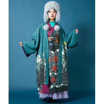 完売品❀水引紋ニット着物羽織 倭物やカヤ日本製和柄和風極暖オケージョンセレモニー 新品水引ニット着物羽織倭物やカヤ国産日本製和柄風極暖成人式