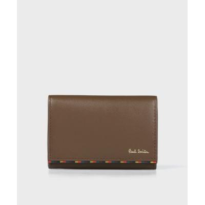 Paul Smith レザー ブラウン メンズ 名刺入れ 6954