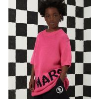 ワンピース キッズ MM6 Maison Margiela(エムエムシックス)Kids ＆ Junior ブランドロゴ半袖ニットワンピース | ZOZOTOWN Yahoo!店