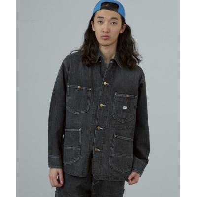 Lee/カバーオール/インナーキルティング赤/襟コーデュロイ/メンズM Lee/カバーオール/インナーキルティング赤/襟コーデュロイ