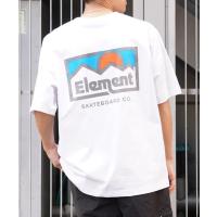 tシャツ Tシャツ メンズ ELEMENT/エレメント オーバーサイズTシャツ バックプリントTee クルーネック半袖T BE021-223 | ZOZOTOWN Yahoo!店