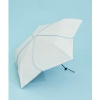 折りたたみ傘 レディース becouse　バイカラーパイピングミニ　はなびら晴雨兼用傘/PUスーパーライト | ZOZOTOWN Yahoo!店