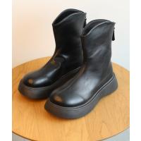 ブーツ レディース 「shoes365」厚底ショットブーツ | ZOZOTOWN Yahoo!店