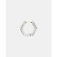 ピアス メンズ HEX STERLING SILVER BOLT HOOP EARRING | ヘックス スターリング シルバー ボルト フープ イヤ | ZOZOTOWN Yahoo!店