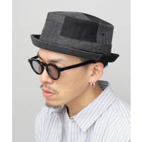 帽子 ハット メンズ パッチワークデニム ポークパイハット | ZOZOTOWN Yahoo!店