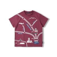 キッズ tシャツ Tシャツ 阪急電車線路図半袖Tシャツ | ZOZOTOWN Yahoo!店