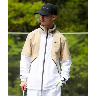 BEAMS GOLF ゴルフ メンズジャケット（色：ベージュ系）｜メンズウエア
