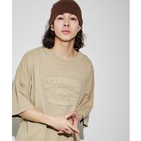 tシャツ Tシャツ メンズ WEGO/「24年春夏新作」ピグメントダメージアップリケT | ZOZOTOWN Yahoo!店