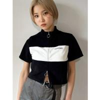 tシャツ Tシャツ レディース パイルジップカラートップ | ZOZOTOWN Yahoo!店