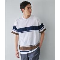 tシャツ Tシャツ メンズ 編地 パネルボーダー Tシャツ | ZOZOTOWN Yahoo!店