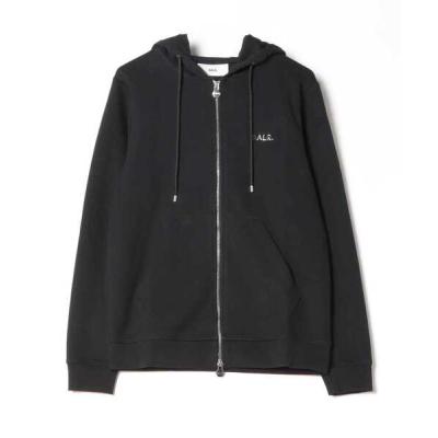 【最終価格】BALR. ブラック ジップアップパーカー M 新品タグ付き balr パーカー（ジップ、ボタン：ジップアップ）のおすすめ人気商品