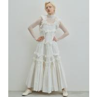 ワンピース ギャザーキャミフリルワンピース