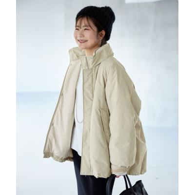 【未使用⭐︎試着のみ】 アイボリー オーバーサイズ ダウンジャケット I-SOOK ダウンコート ダウンジャケット 「ISOOK / アイスー