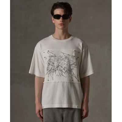 GRANCY tシャツ グラフィックtシャツ アートtシャツ 未使用品 GRANCY tシャツ 「GRANCY」Patterned All Over Rhinestone