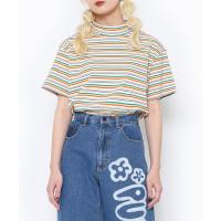 tシャツ Tシャツ レディース マルチボーダーハイネックリブＴシャツ | ZOZOTOWN Yahoo!店