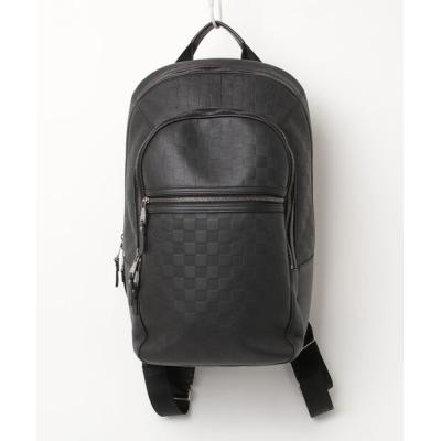 Louis Vuitton ブラックバックパック Louis Vuitton Damier Infini Leather Onyx Avenue Backpack