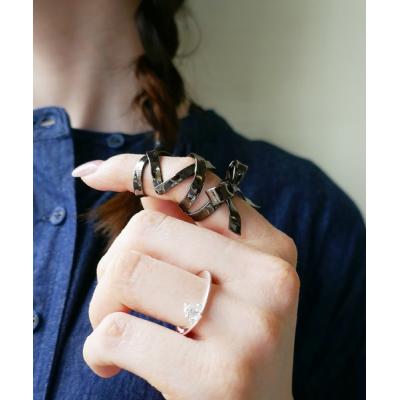 LOVE BY e.m. リボンリング LOVE BY e.m.（ラブバイイーエム） 指輪 リング ビッグリボンリング