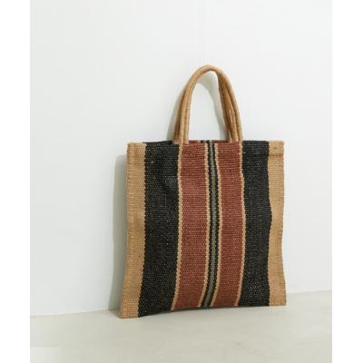 美品　MAISON BENGAL メゾンベンガル　ジュートバッグ　カゴバッグ セール】Maison Bengal ジュート メッシュバッグ（かごバッグ